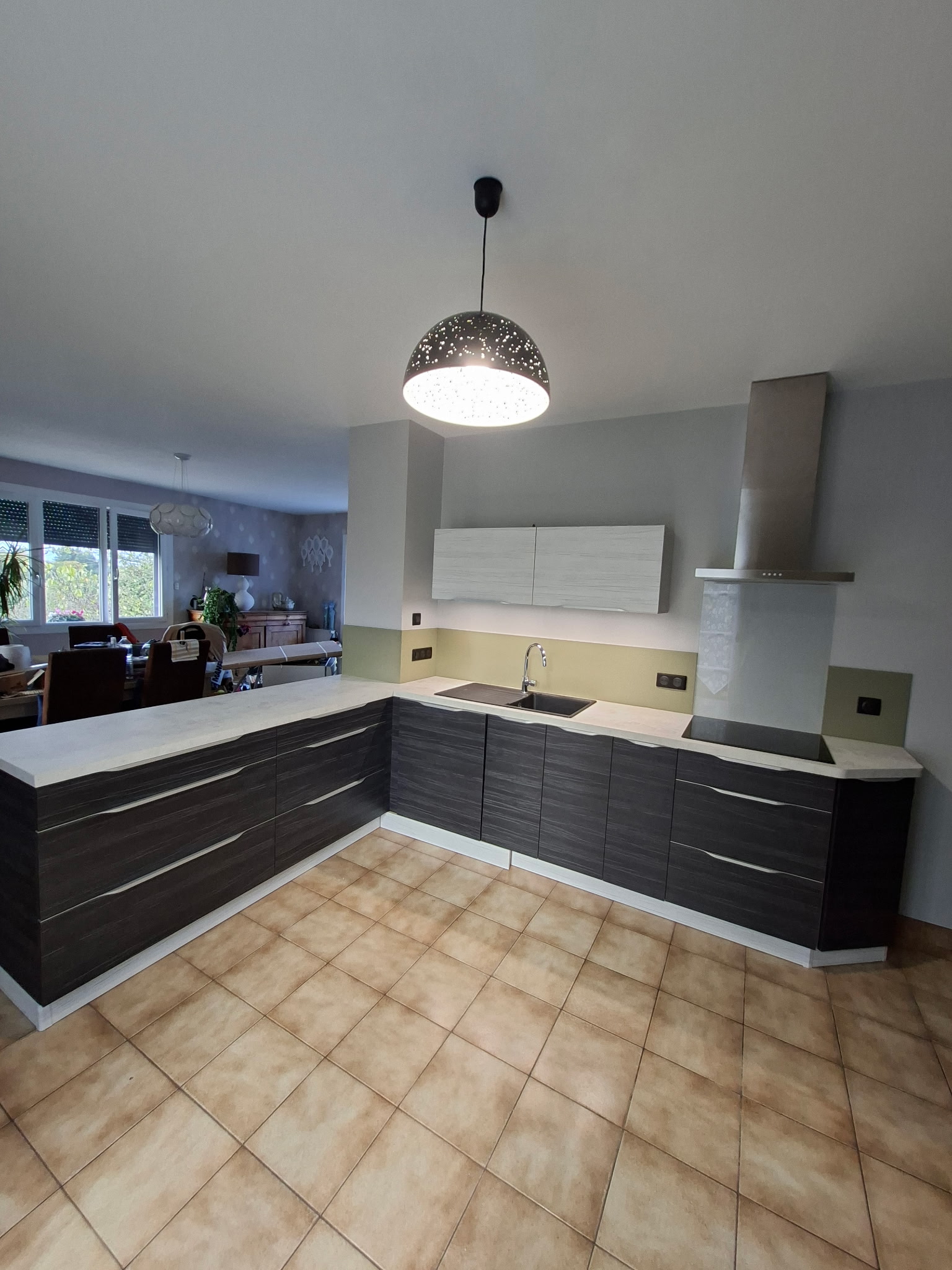 Cuisine noire sur mesure
